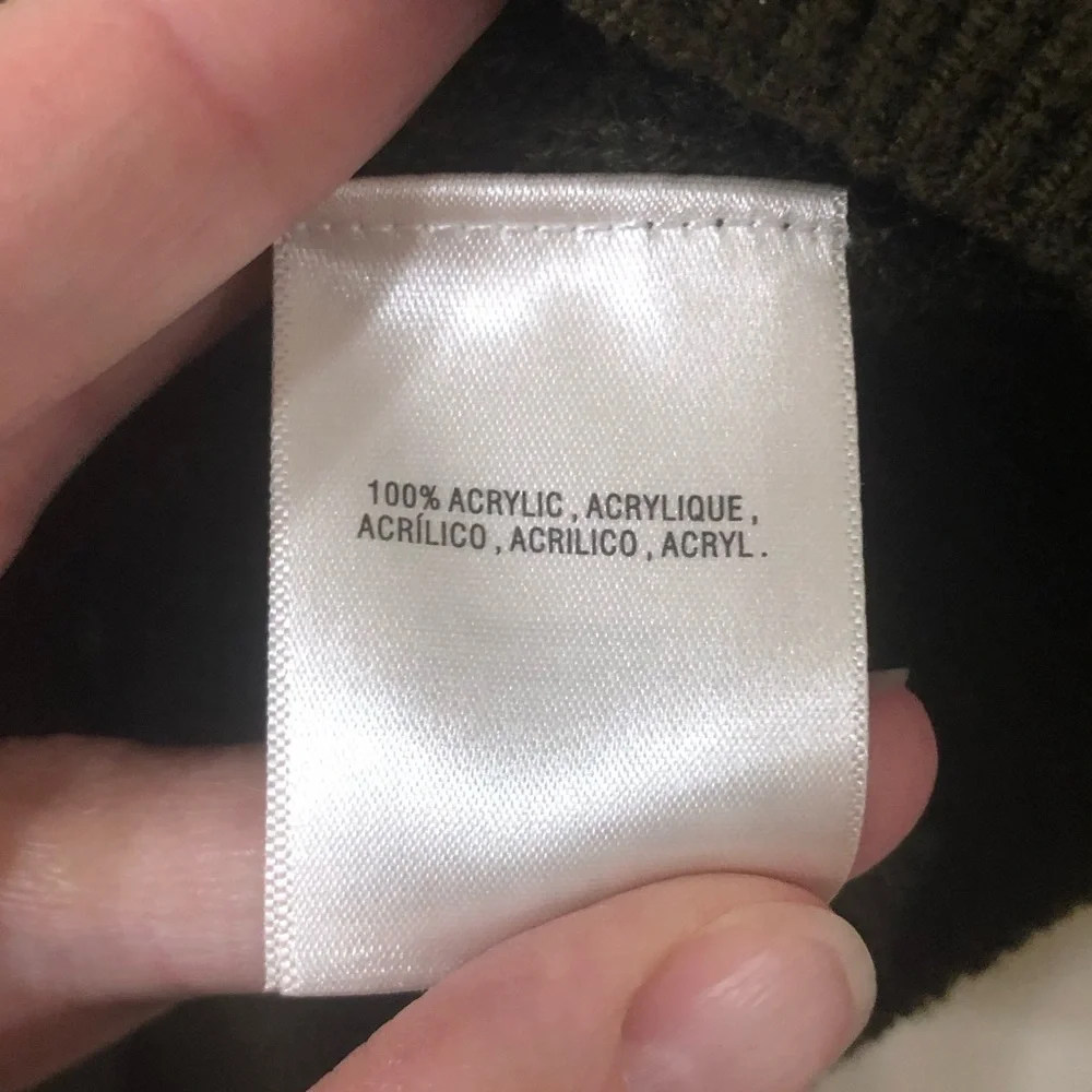 Anthropologie Wrap Front Sweater in Dark Sage Green - Size XS